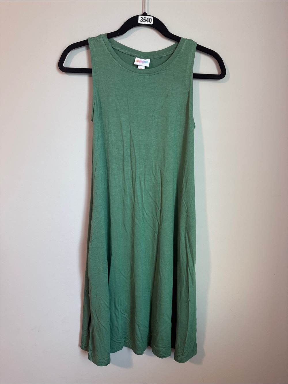 LuLaRoe Sleeveless A-Line Dress in Sage